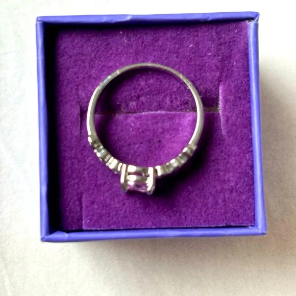 PINK & SILVER RING - Picture 2 of 2